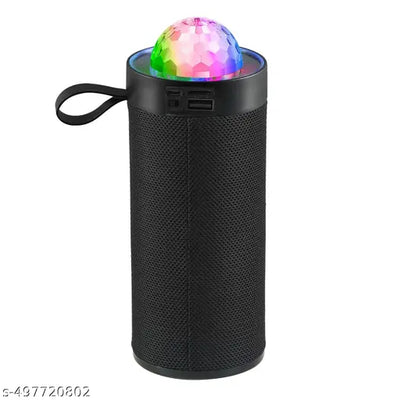 AuraEdge SoundBlast 10W Bluetooth Speaker delivers powerful bass, vibrant disco LED lights, 1800mAh battery, and a 10m range-perfect for parties and travel.